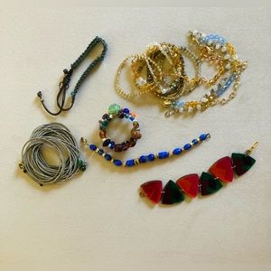 Lot of Bracelets.  Various styles.  Fun.  Unique.